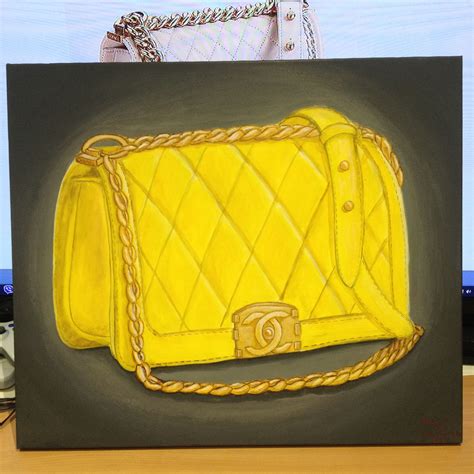 Chanel Bag Painting 